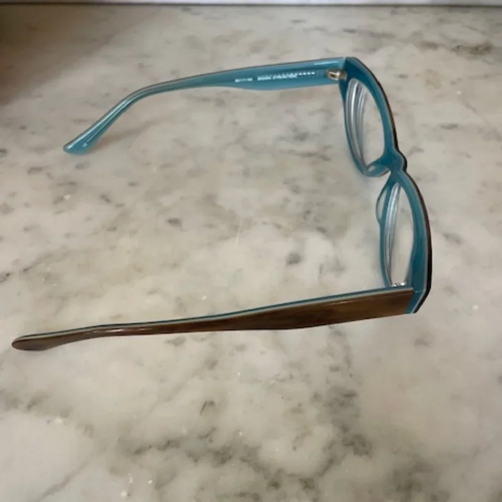 DOLABANY Lucille Glasses Brown Streak Teal 50/17/140